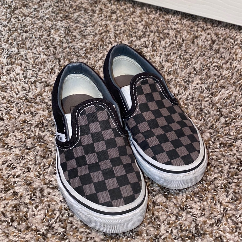 Vans toddlers 11c Grey and black